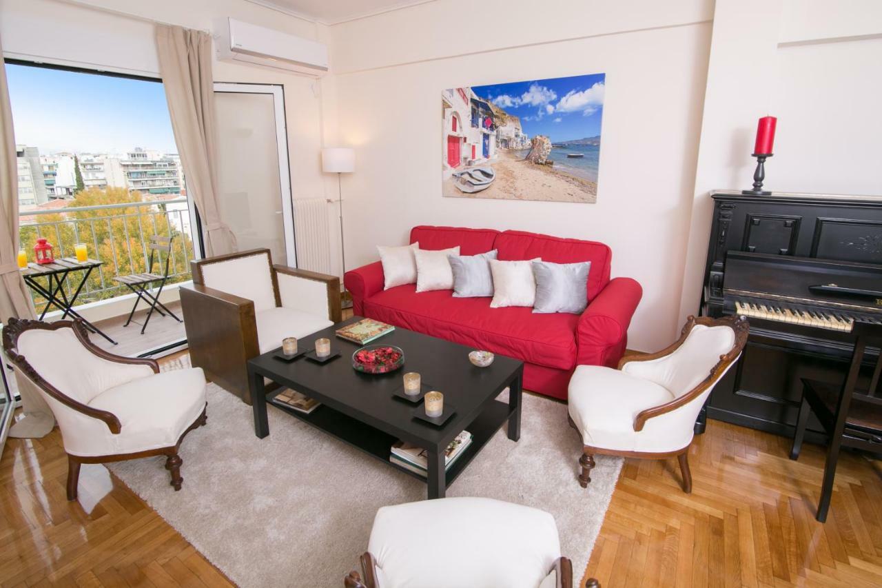 דירות אתונה Magnificent Luxury Retrostyle Flat Acropolis View מראה חיצוני תמונה