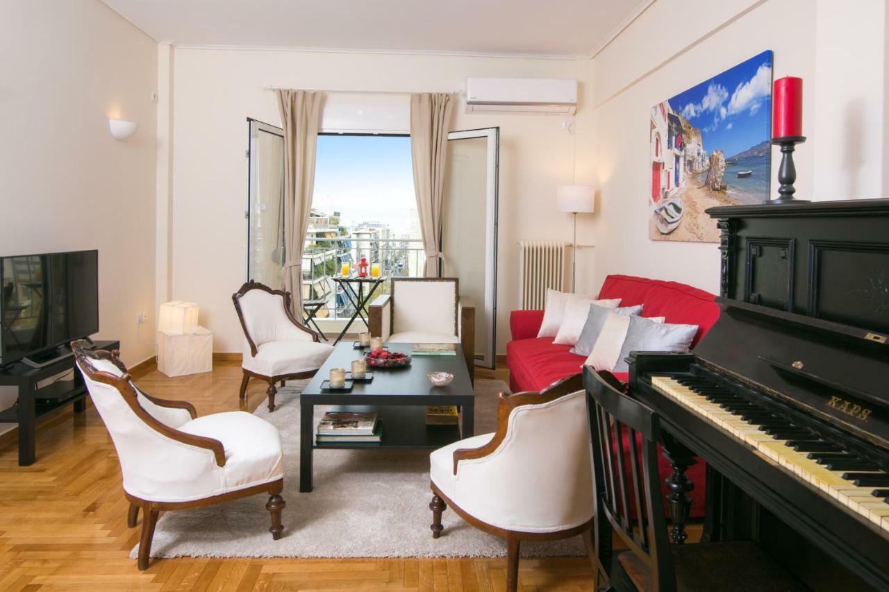 דירות אתונה Magnificent Luxury Retrostyle Flat Acropolis View מראה חיצוני תמונה