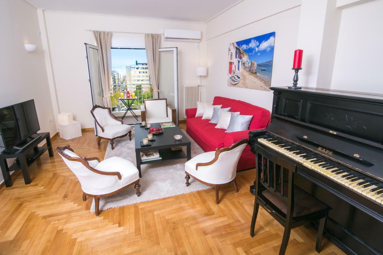 דירות אתונה Magnificent Luxury Retrostyle Flat Acropolis View מראה חיצוני תמונה