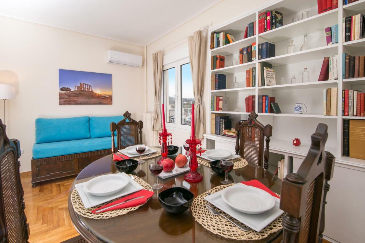 דירות אתונה Magnificent Luxury Retrostyle Flat Acropolis View מראה חיצוני תמונה